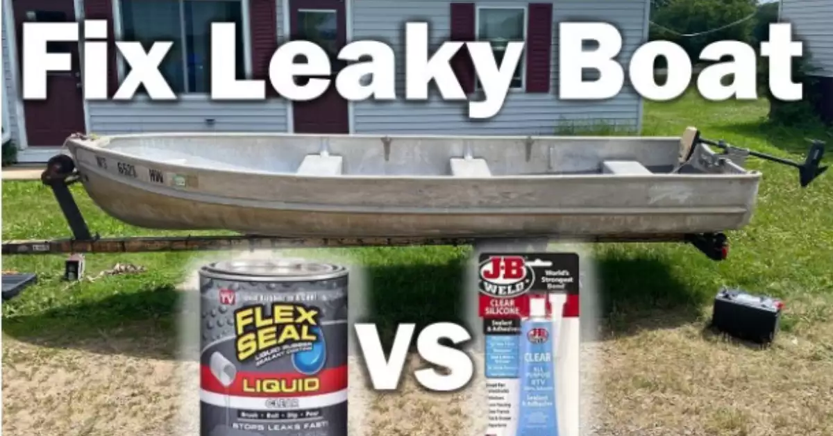 Does Flex Seal Work On Aluminum Boats